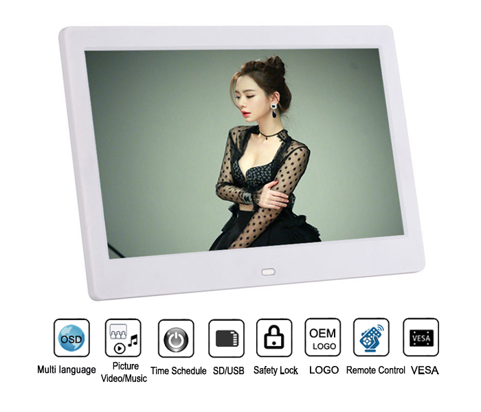 10Inch Electronic Picture Frame With Advanced Design Systems