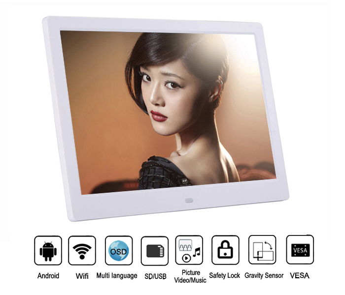 11.6 Inch Commercial Digital Picture Frame Android Wifi Network