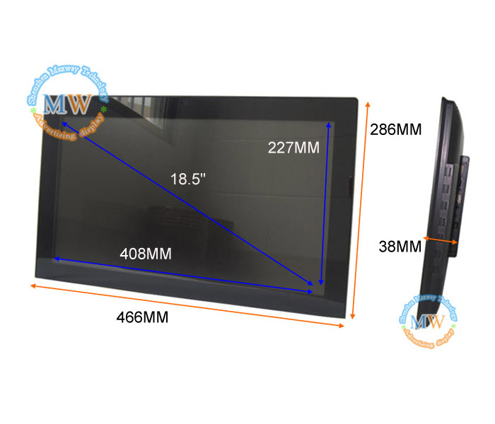 18.5Inch Wholesale Wall Mount Android Tablet Poe Made In China
