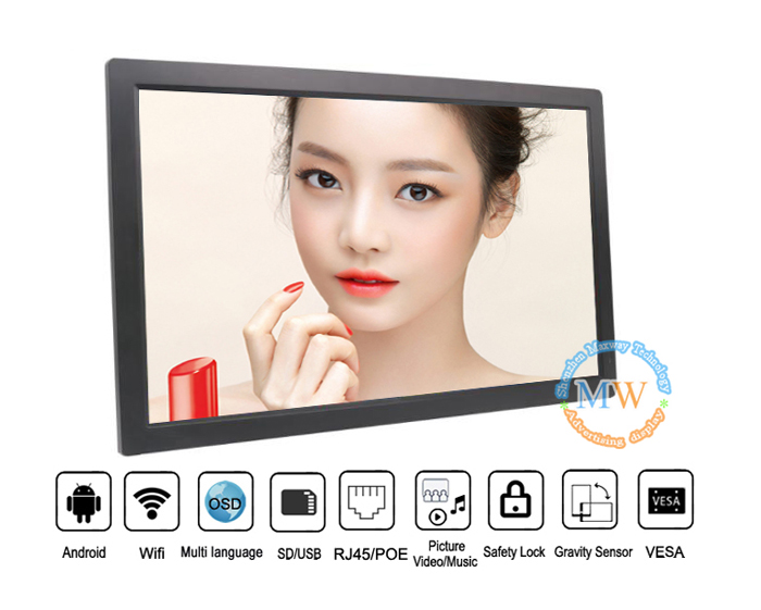 21.5Inch Android Tablet Pc With Poe Rj45 Battery Operated
