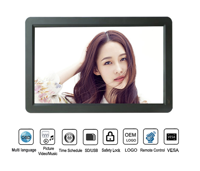 15.6 Inch Lcd Advertising Player Digital Photo Frame